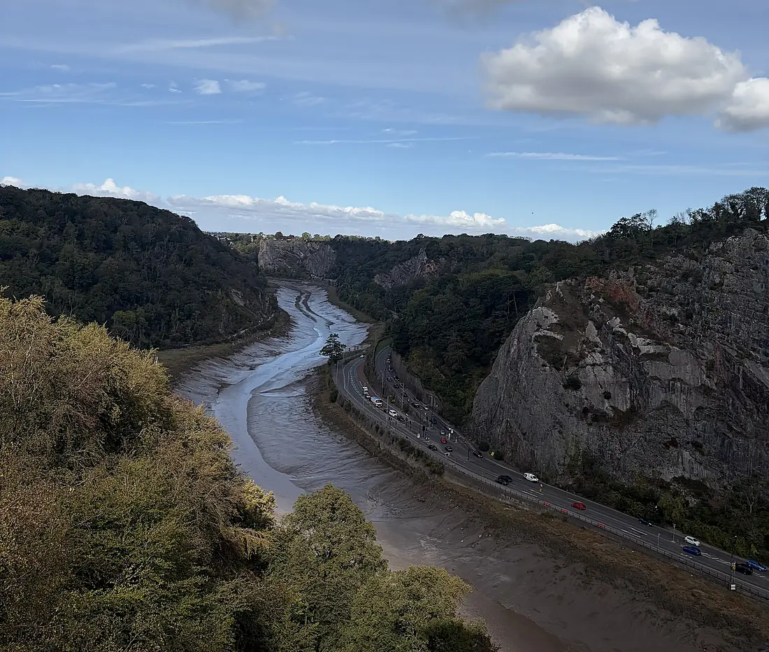 Avon Gorge from Suspension Bridge in September 2026