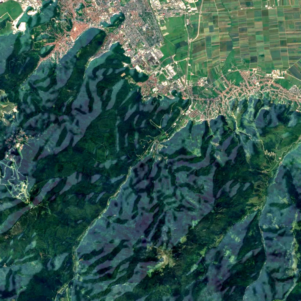 Bear Gulch seen from above (Sentinel-2)