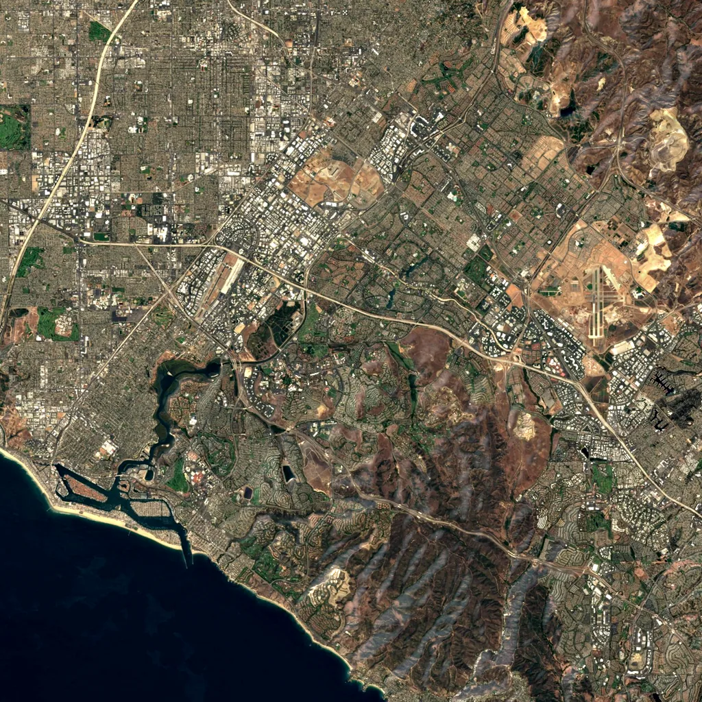 Bommer Canyon seen from above (Sentinel-2)