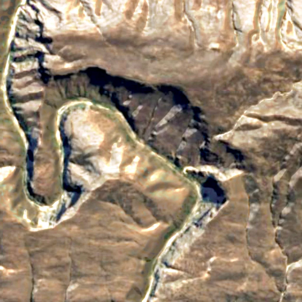 Buffelspoort seen from above (Sentinel-2)
