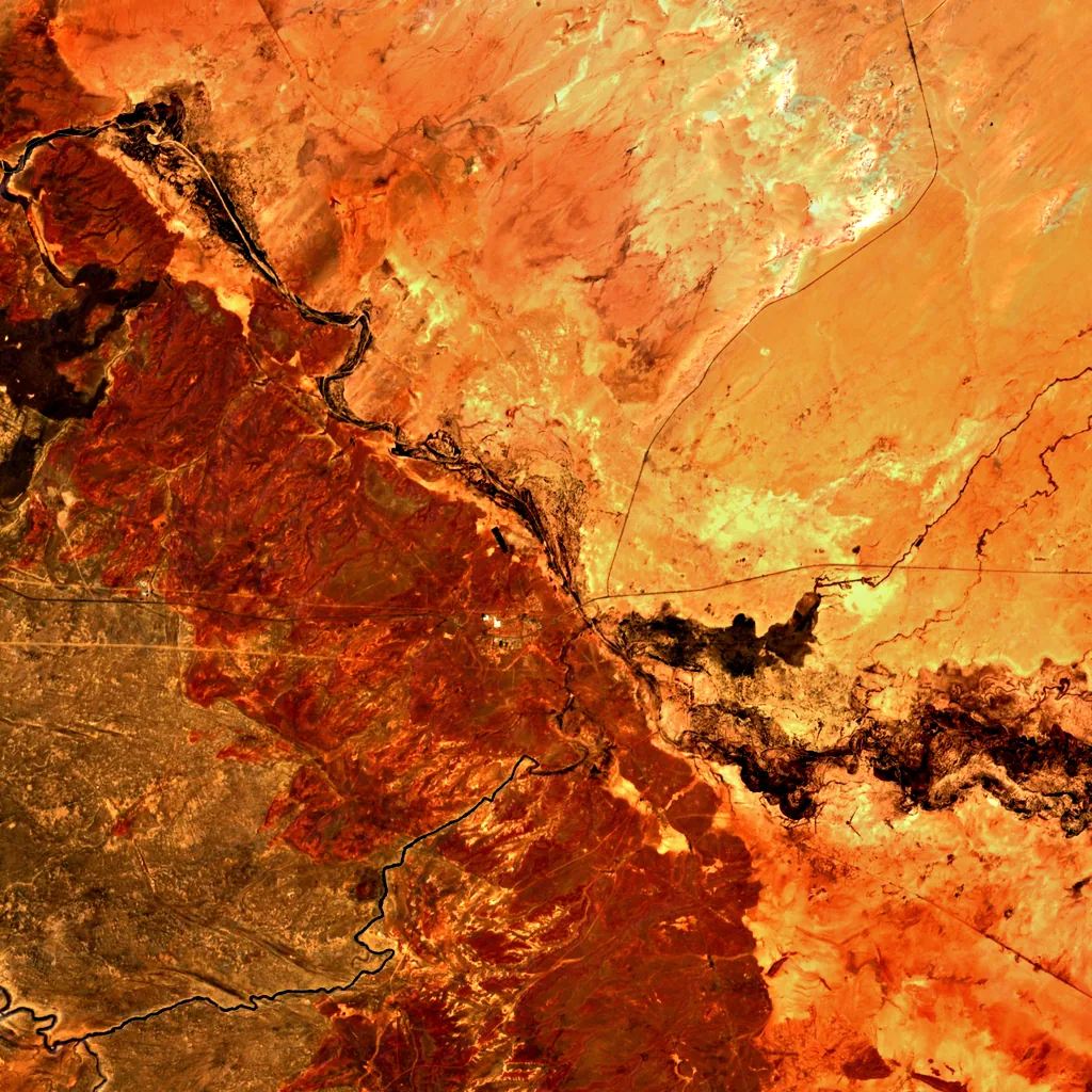 Canyon Diablo seen from above (Sentinel-2)