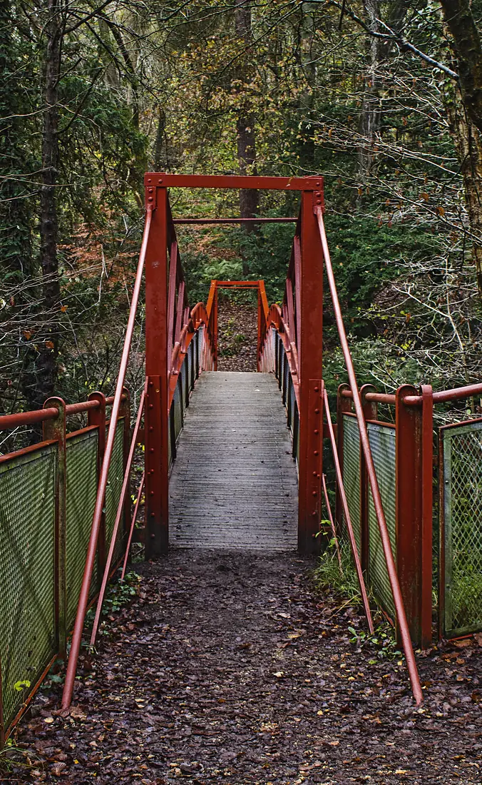 Gunners bridge entrance Castle Eden Dene Nation Nature Reserve