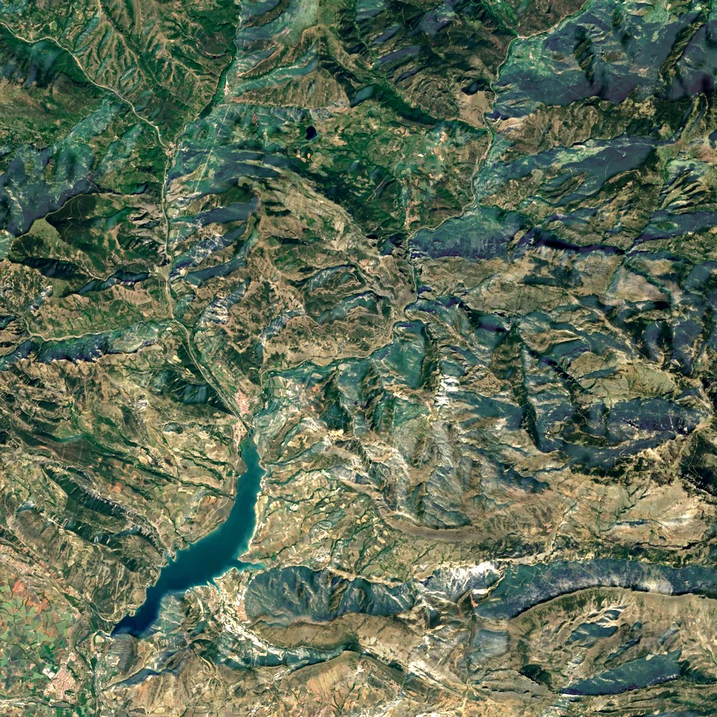 Congost de Collegats seen from above (Sentinel-2)
