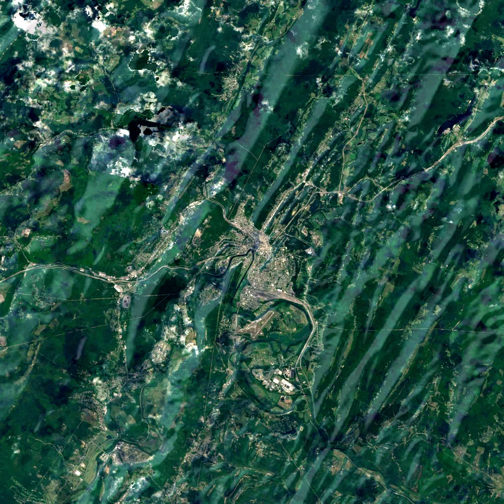 Cumberland Narrows seen from above (Sentinel-2)