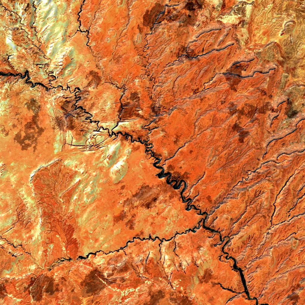 Death Hollow seen from above (Sentinel-2)