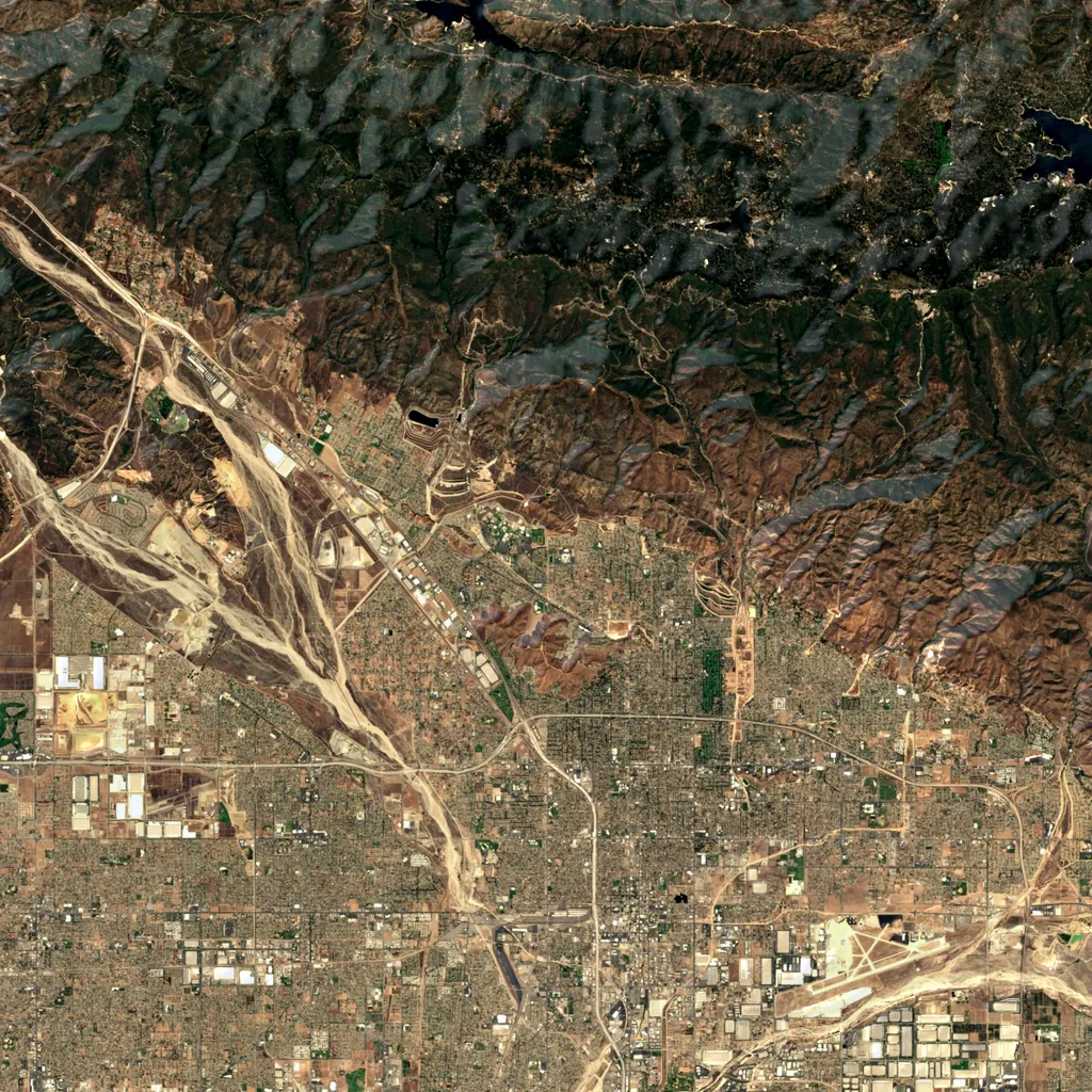 Devil Canyon seen from above (Sentinel-2)