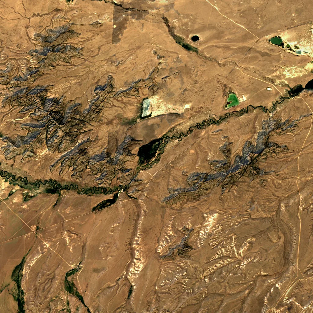 Devil's Gate seen from above (Sentinel-2)