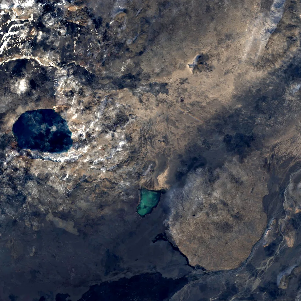 Drekagil seen from above (Sentinel-2)