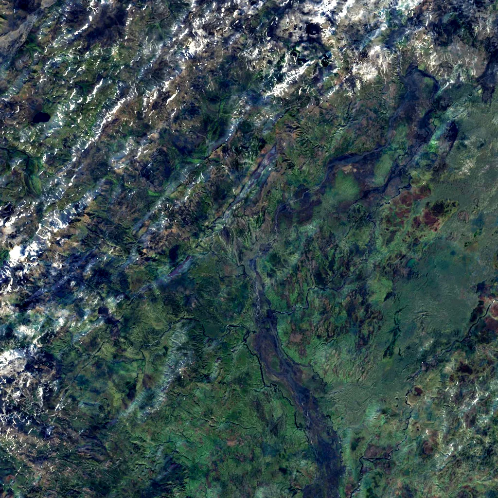 Eldgjá seen from above (Sentinel-2)