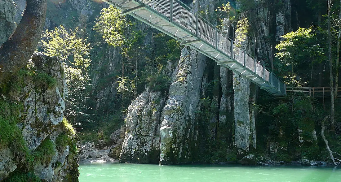 Entenlochklamm Hängebrücke