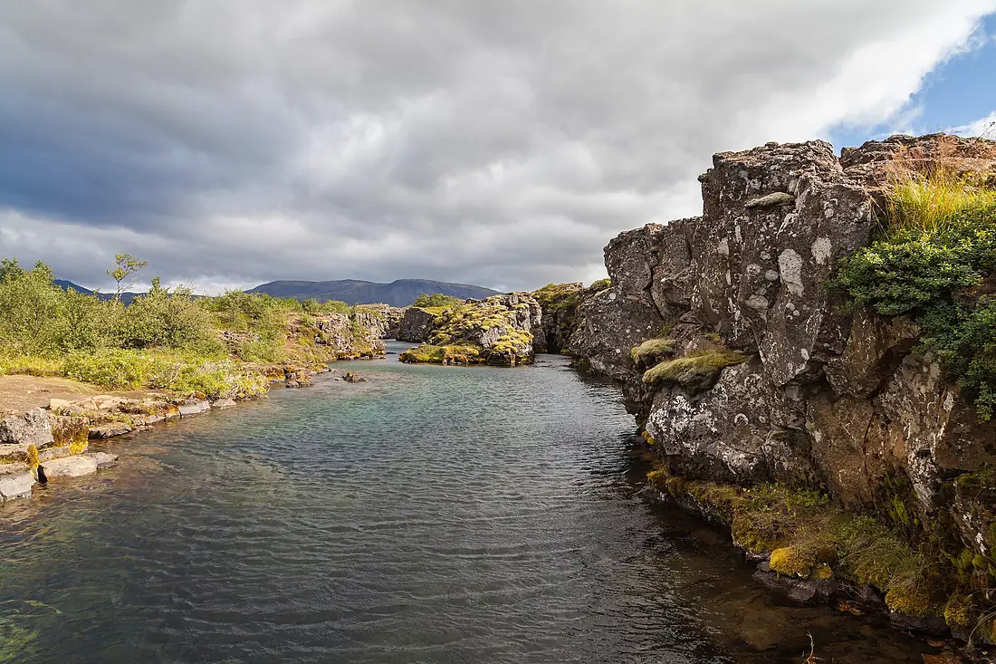 Cañón Flosagja, Parque Nacional de Þingvellir, Suðurland, Islandia, 2014-08-16, DD 041