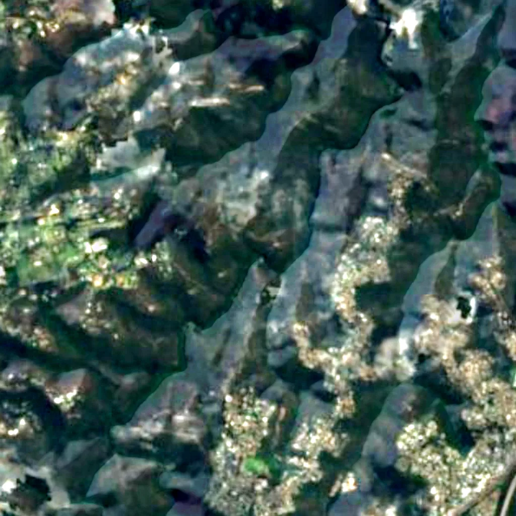 Galston Gorge seen from above (Sentinel-2)