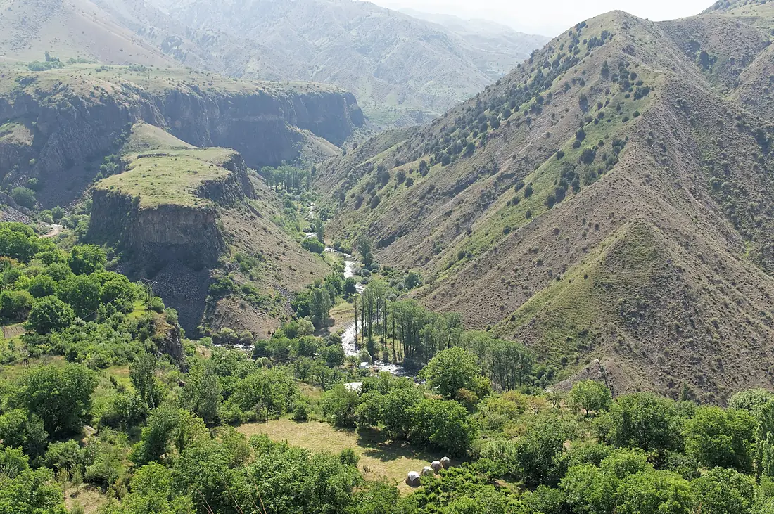 Garni Canyon, Azat River Valley, Armenia