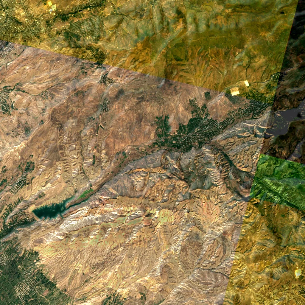 Garni Gorge seen from above (Sentinel-2)