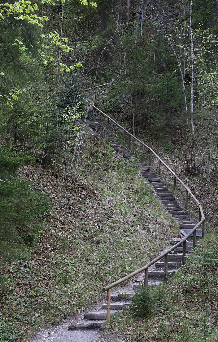 Aufstieg zur Giessenbachklamm Kiefersfelden-1