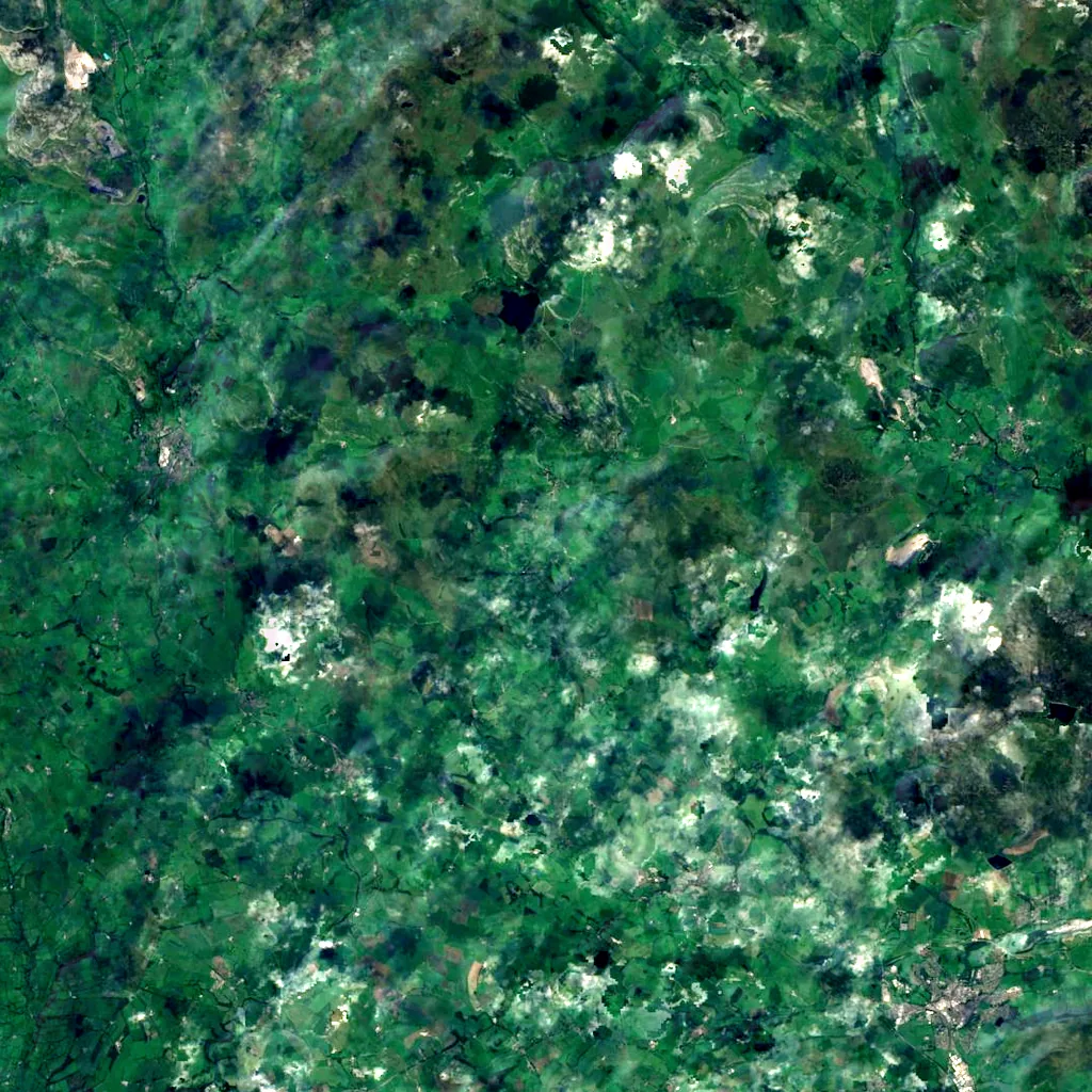 Gordale Scar seen from above (Sentinel-2)