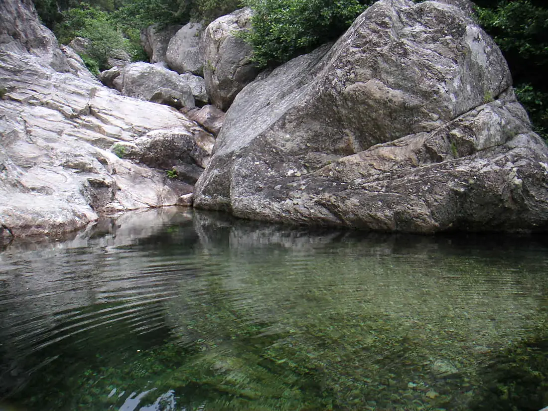 Gorges de Colombières eau transparente1