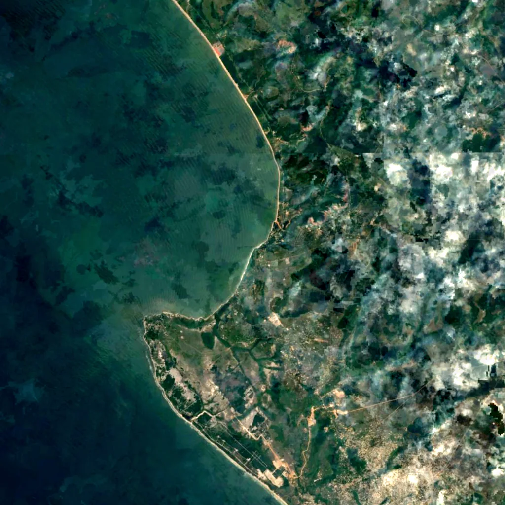 Gorges de Diosso seen from above (Sentinel-2)