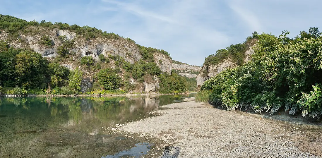 Rhone River near La Balme 04