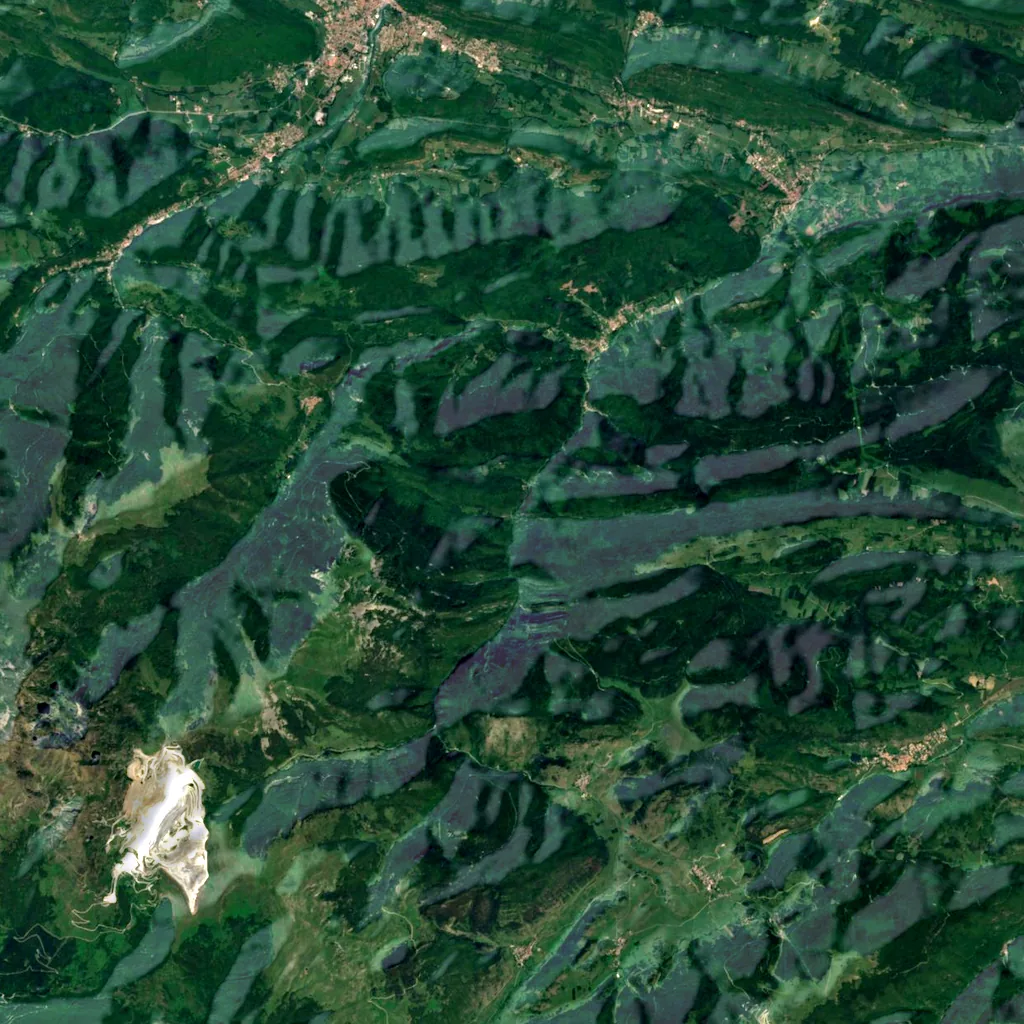 Gorges de la Frau seen from above (Sentinel-2)