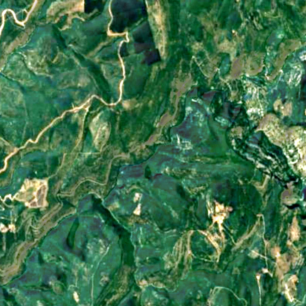Gorges de la Nesque seen from above (Sentinel-2)