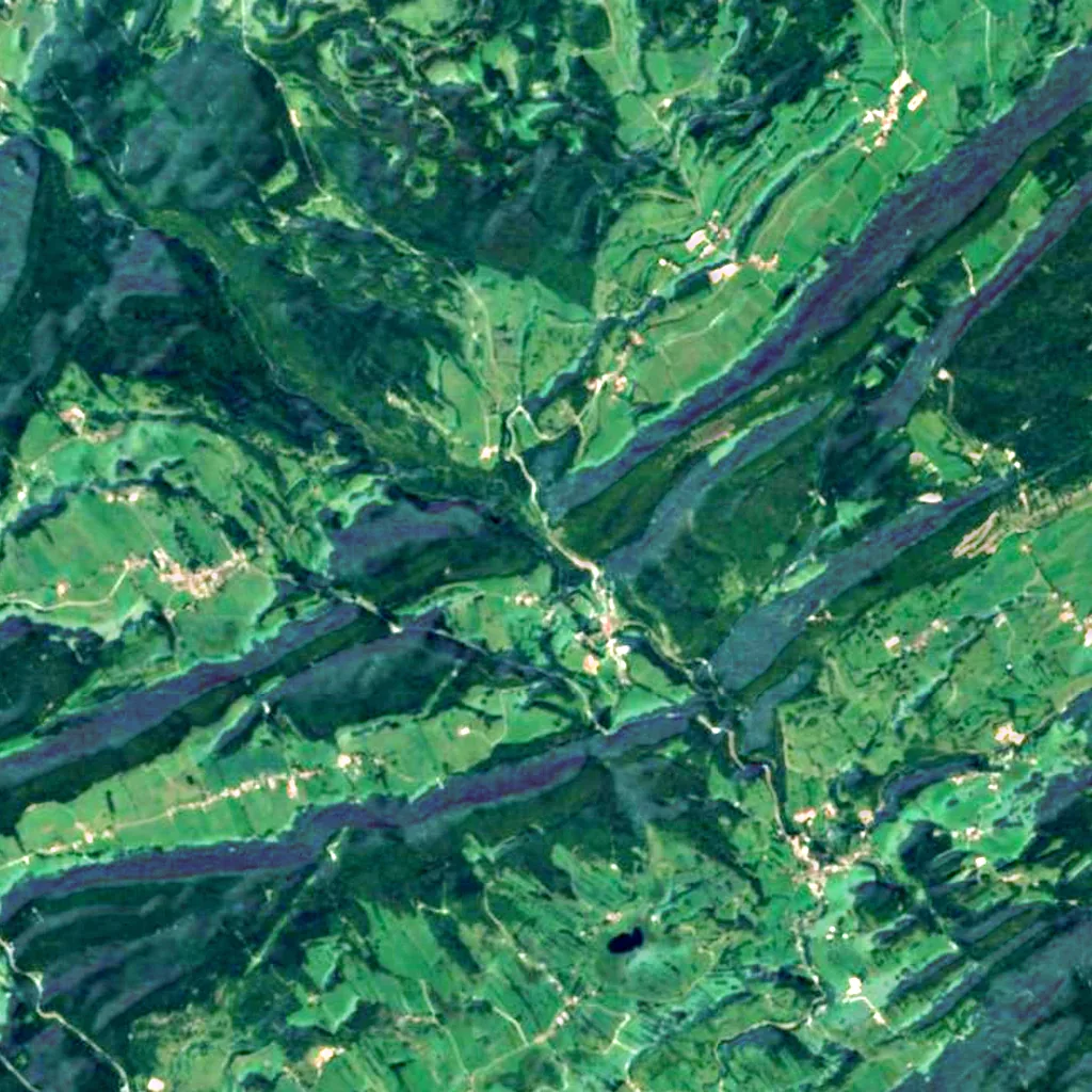 Gorges de Malvaux seen from above (Sentinel-2)