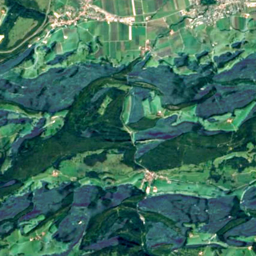 Gorges du Pichoux seen from above (Sentinel-2)
