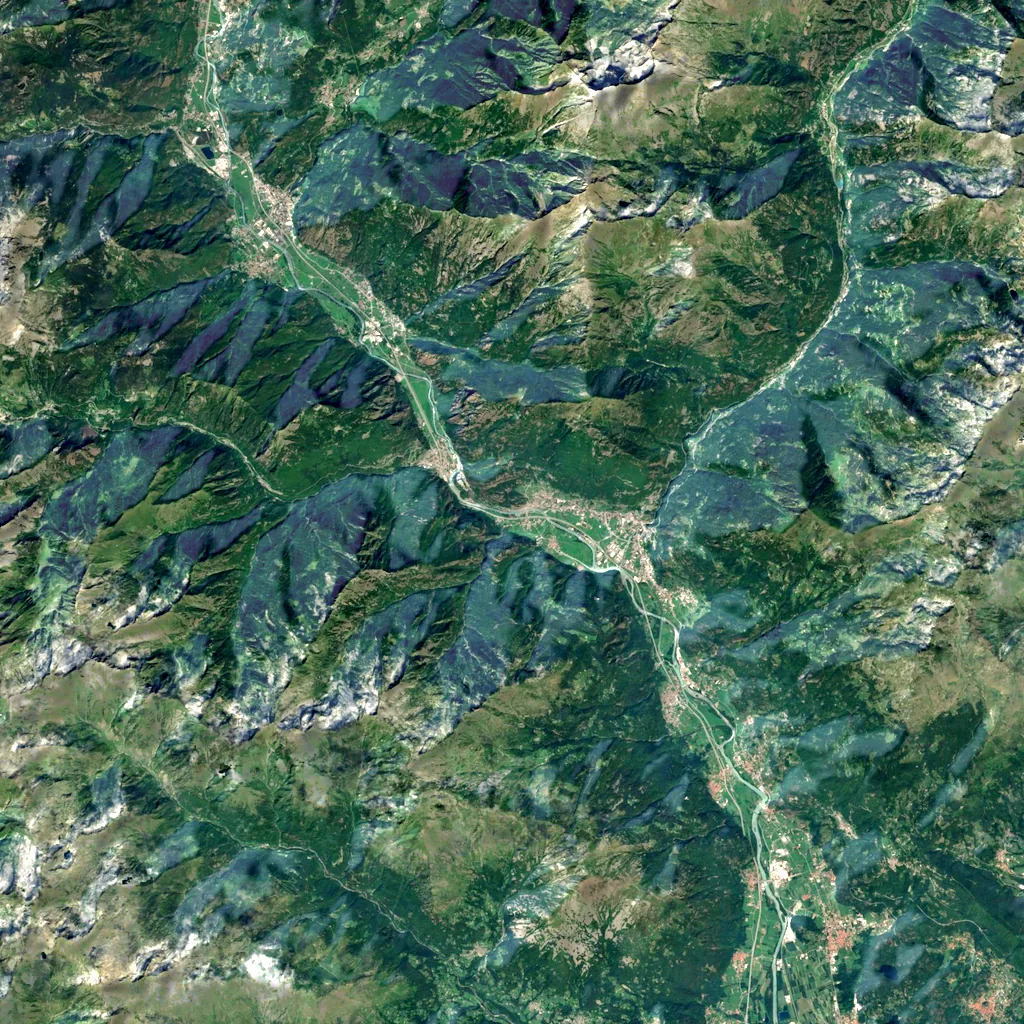 Goye di Hône seen from above (Sentinel-2)