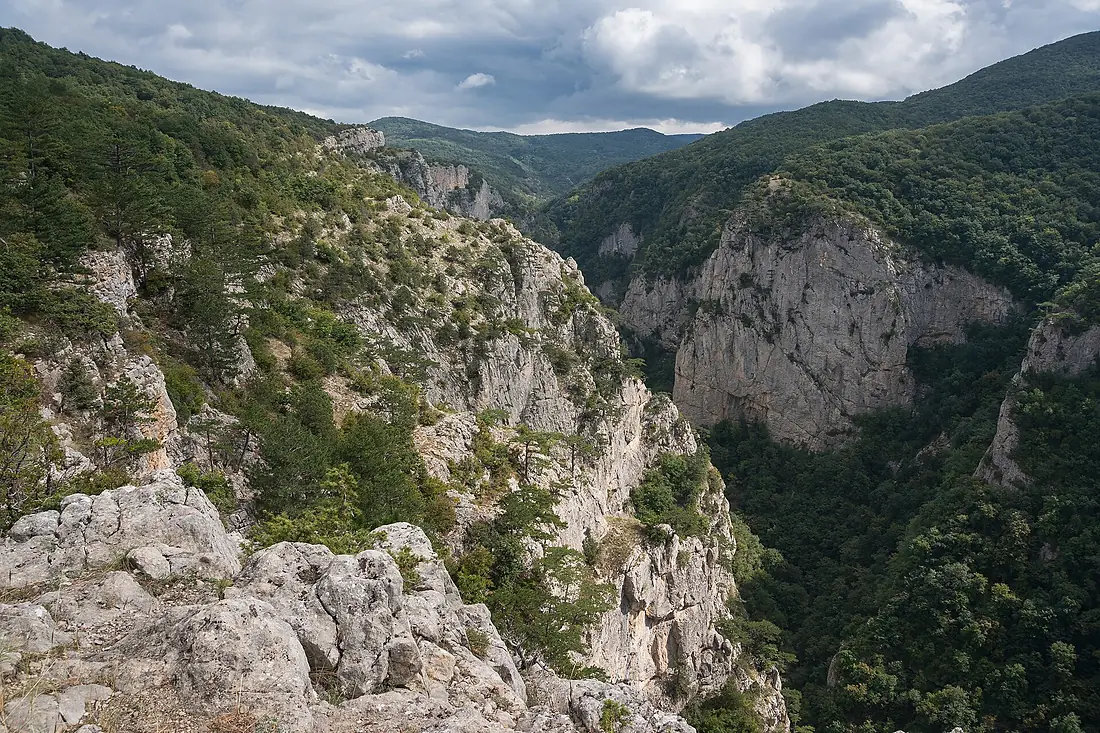 Большой каньон Крыма. Вид с северного края