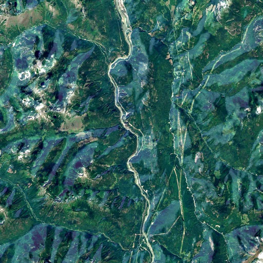 Hells Gate seen from above (Sentinel-2)