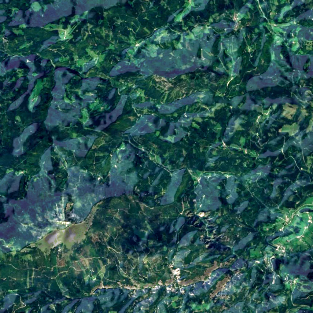 Hintere Tormäuer seen from above (Sentinel-2)