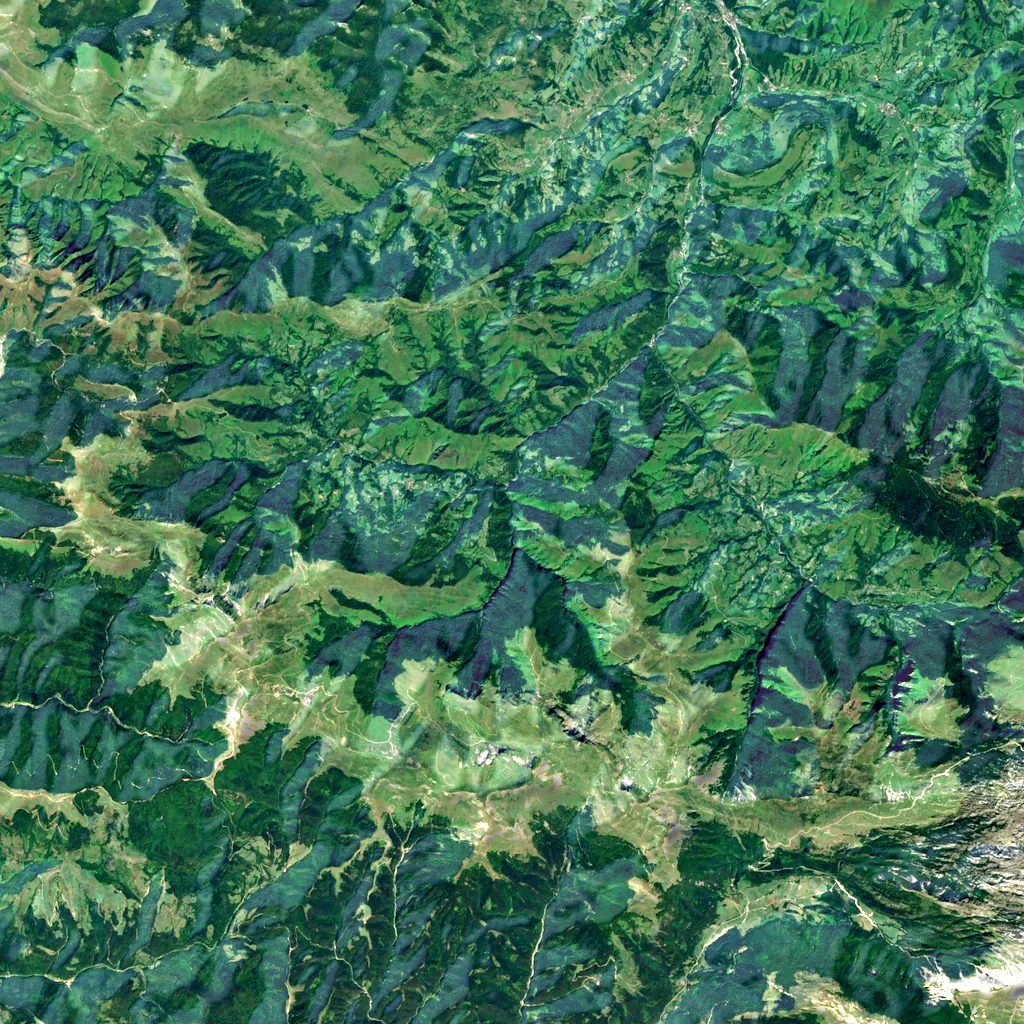 Holtzarte gorges seen from above (Sentinel-2)