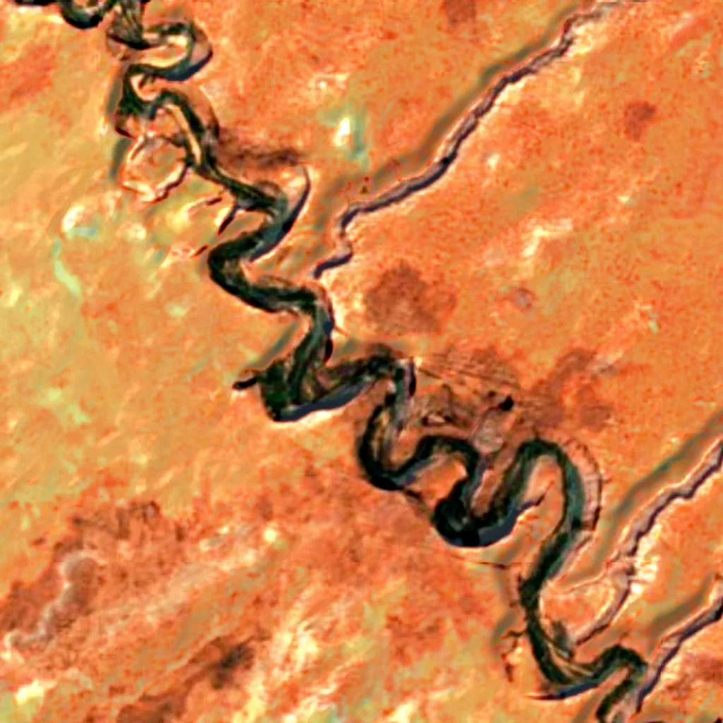 Horse Canyon seen from above (Sentinel-2)