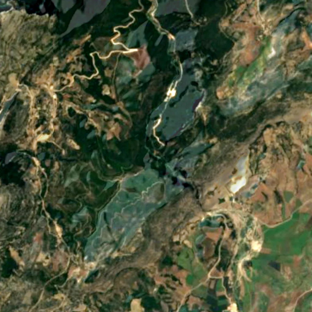 Kapıkaya Canyon seen from above (Sentinel-2)