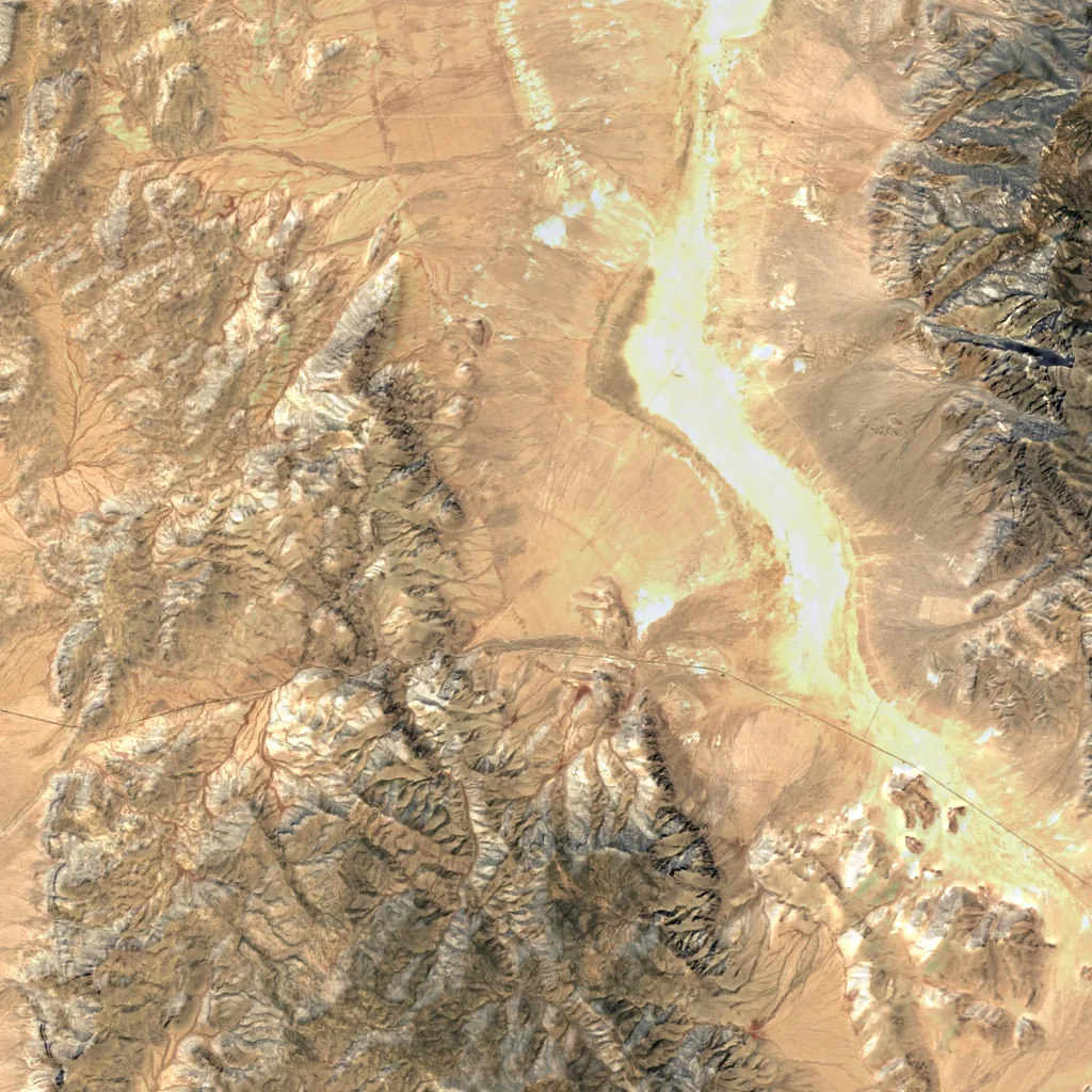 Kings Canyon seen from above (Sentinel-2)