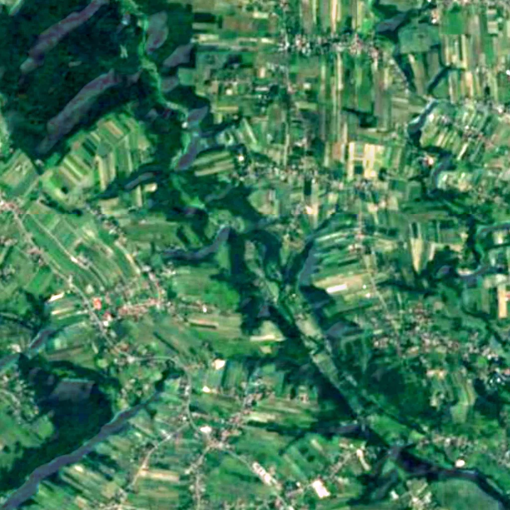 Kraków Gate seen from above (Sentinel-2)