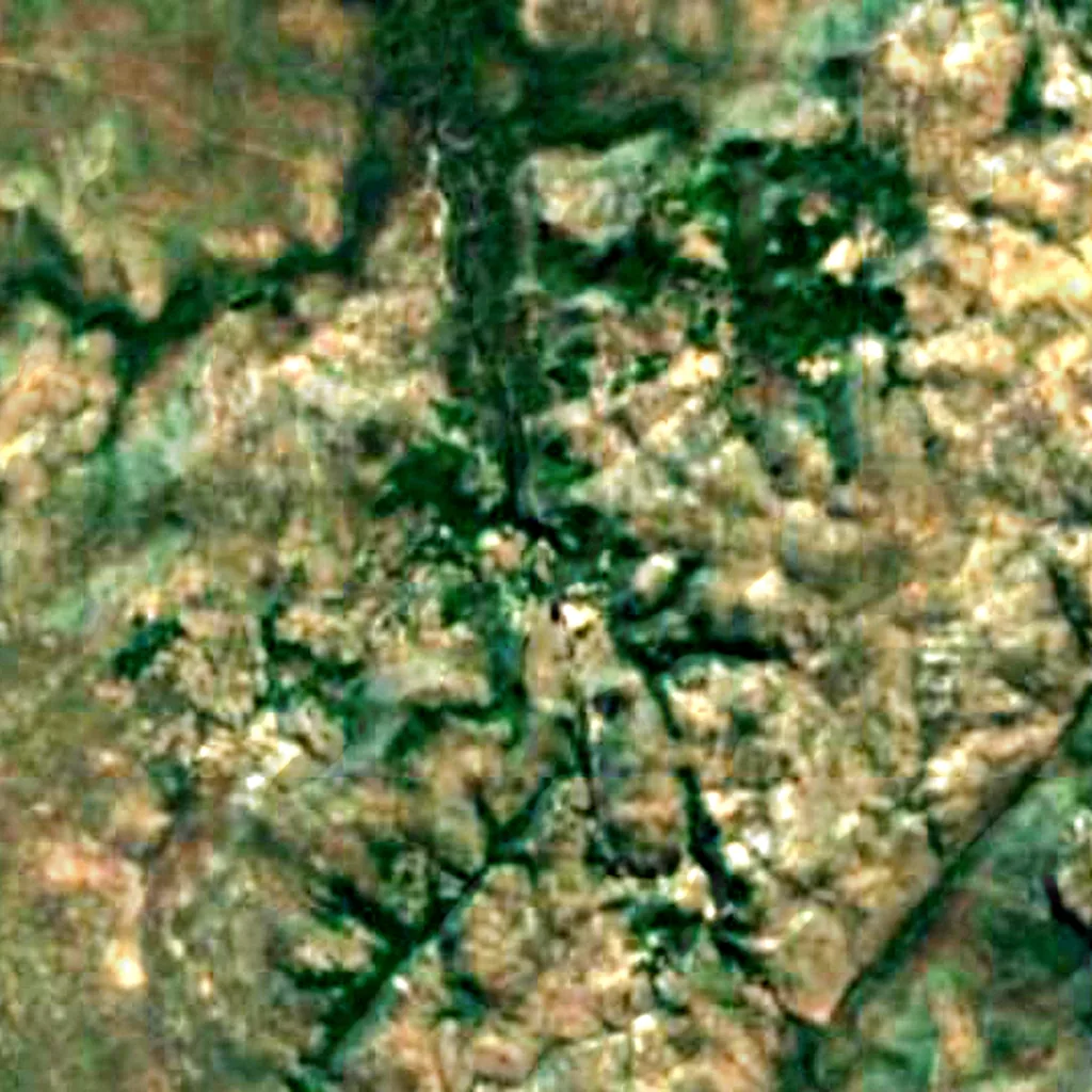 Maguk seen from above (Sentinel-2)