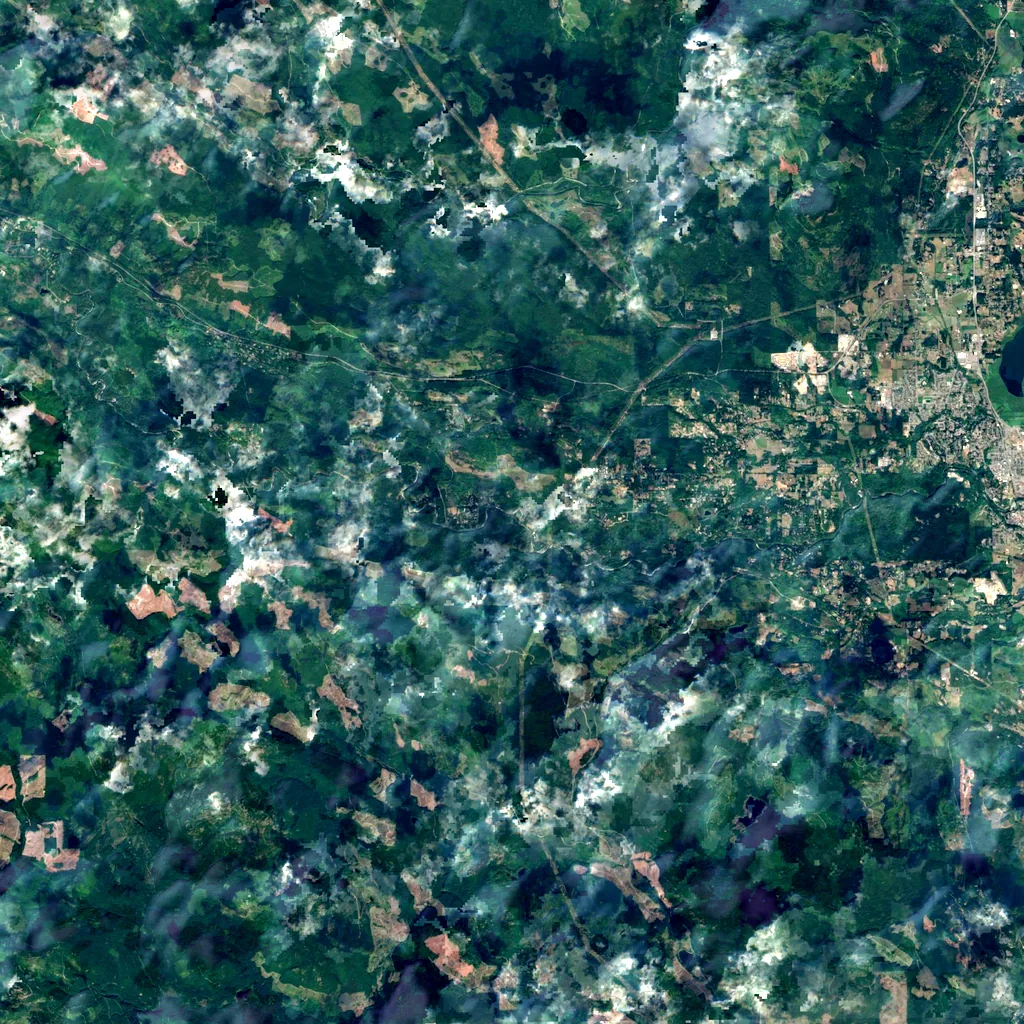 Marie Canyon seen from above (Sentinel-2)