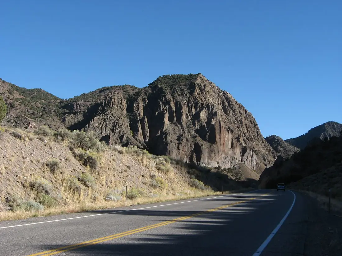 US 89 near Big Rock Candy Mountain