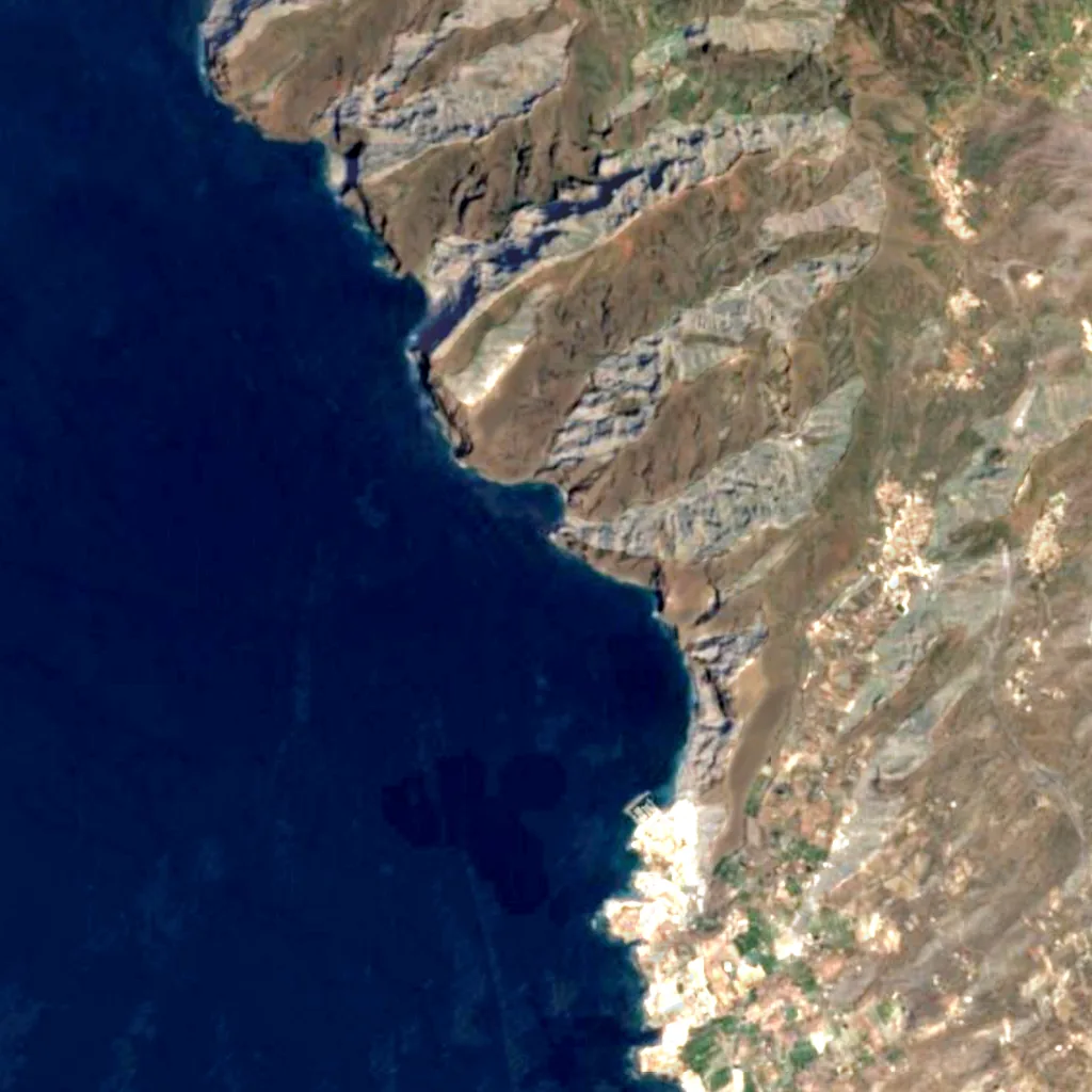 Masca Gorge seen from above (Sentinel-2)