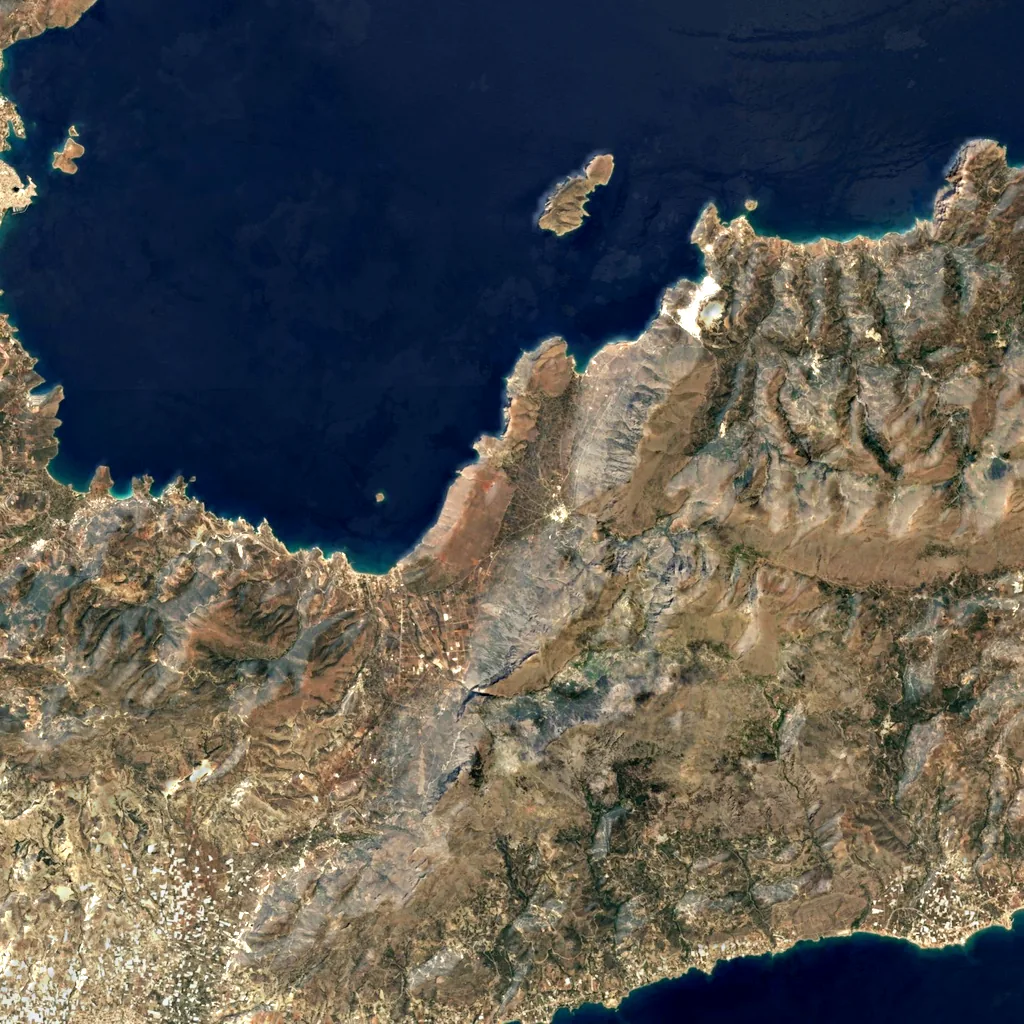 Mesona Gorge seen from above (Sentinel-2)