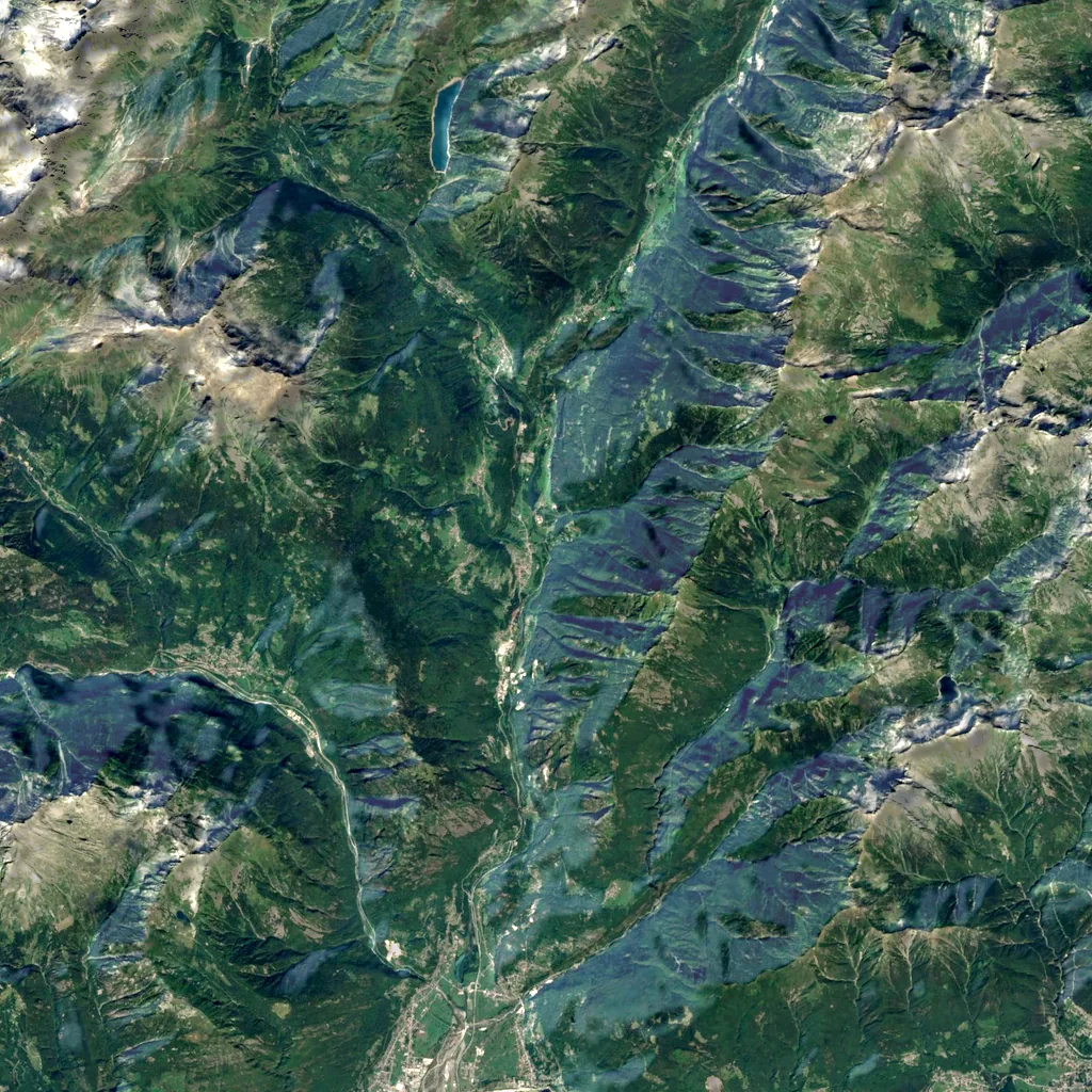Orridi di Uriezzo seen from above (Sentinel-2)