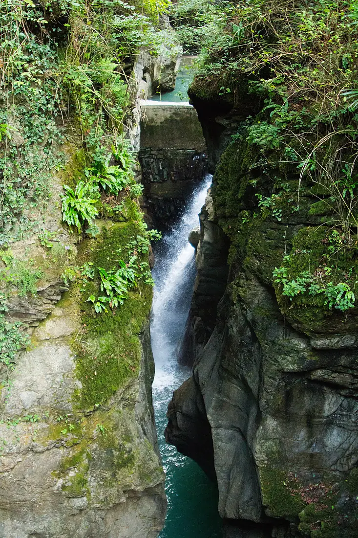 Acqua e natura presso l'Orrido di Bellano