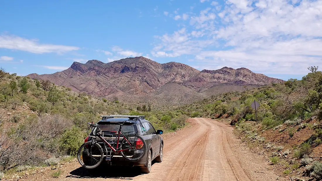 On Glass Gorge Road in the northern Flinders Ranges