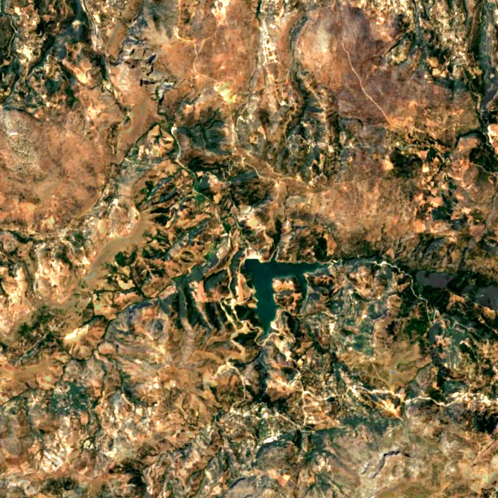 Patsos Gorge seen from above (Sentinel-2)