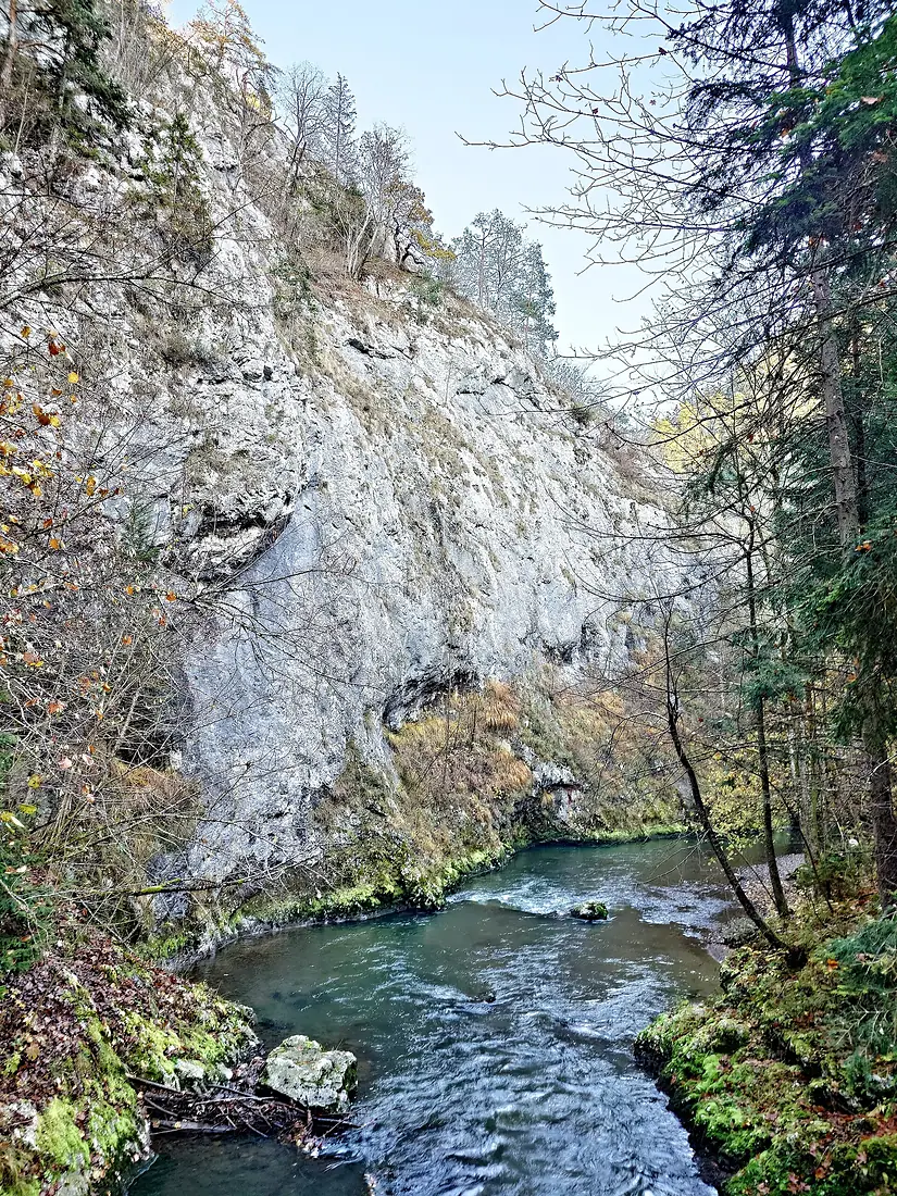 Prielom Hornádu z řetězové lávky Nad Zelenou dolinou