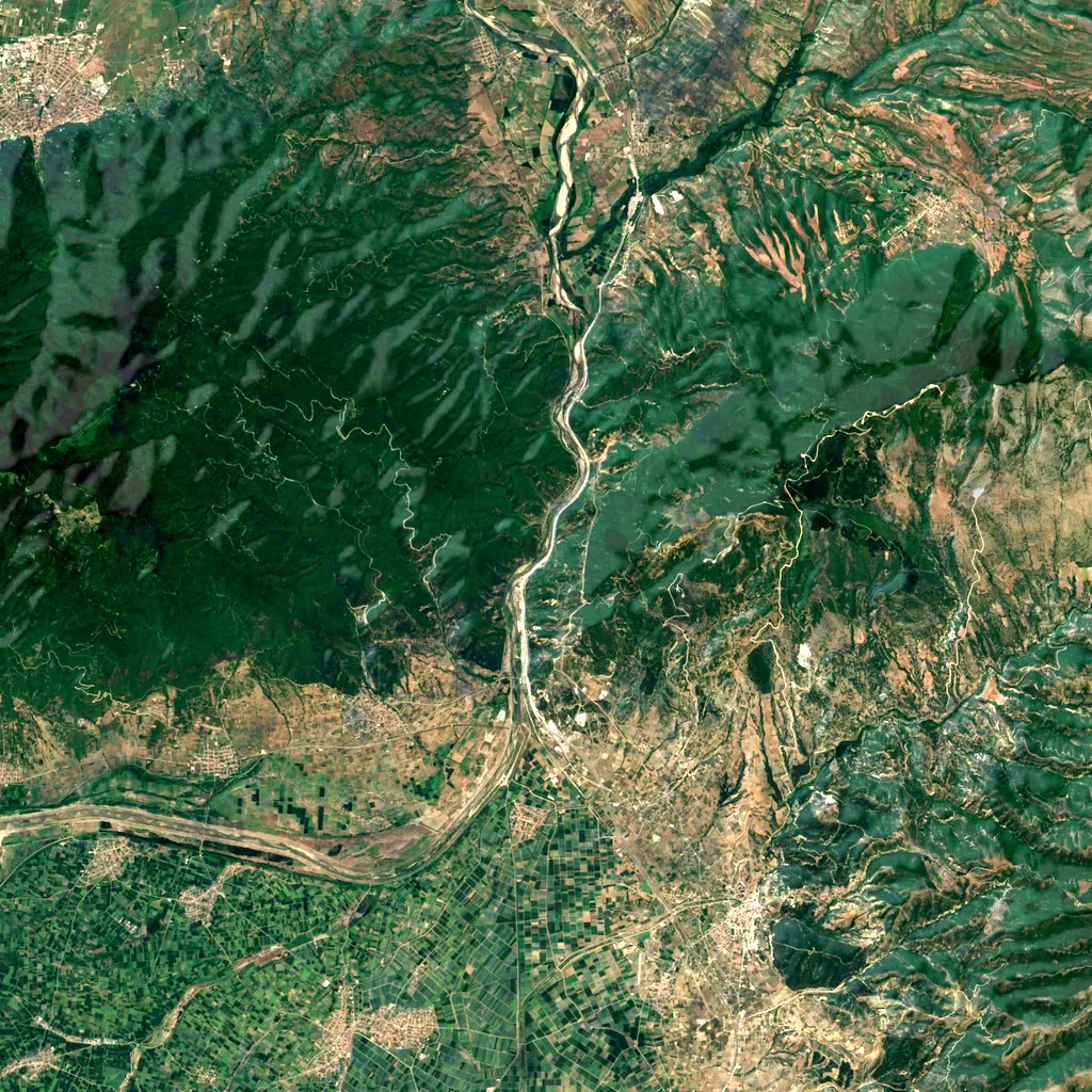 Rupel Pass seen from above (Sentinel-2)