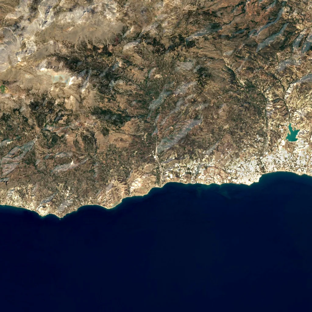 Sarakina Gorge seen from above (Sentinel-2)
