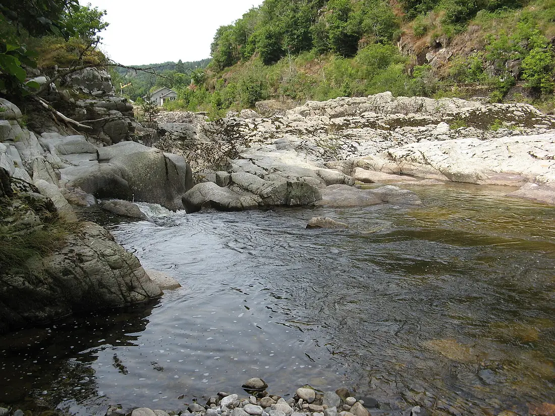 Saut de la Saule, amont