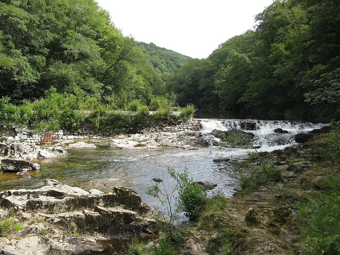 Saut de la Saule, ancien barrage